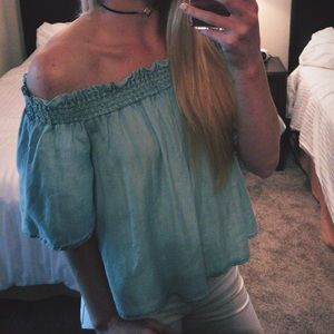 Off the shoulder top